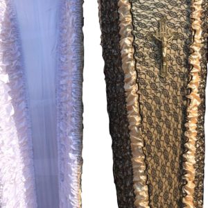 Красивый тканевый гроб. Воронеж ритуальная